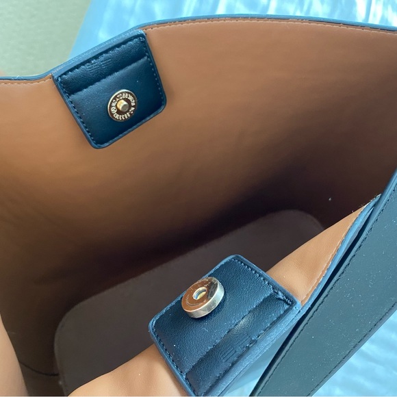 Faux Leather Black Bag - Picture 6 of 12